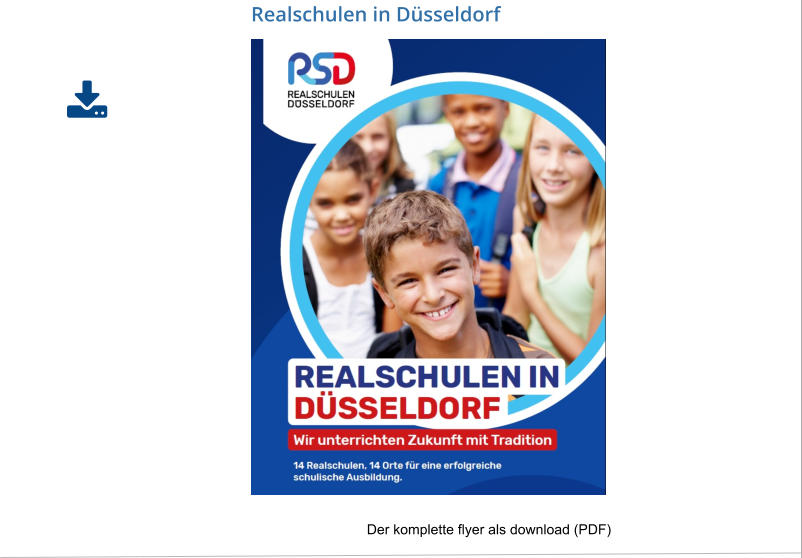 Der komplette flyer als download (PDF) Realschulen in Düsseldorf 
